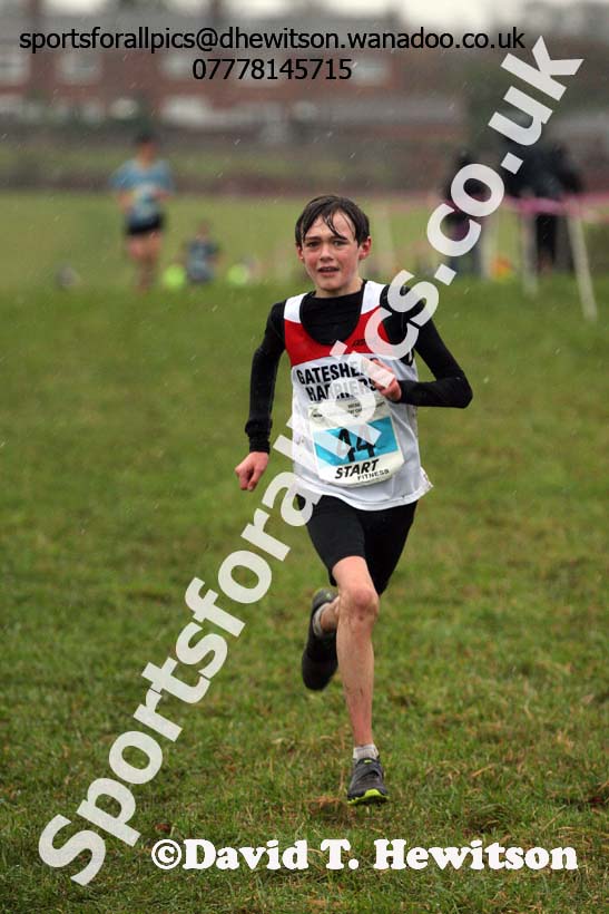 Boys under-13s North Eastern Cross Country, Sedgefield, County Durham. Photo: David T. Hewitson/Sports for All Pics